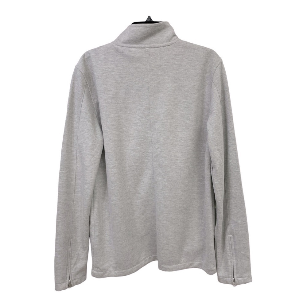 Civil Society Grey Cotton Knit Track Full Zip Jack size L - Picture 3 of 10